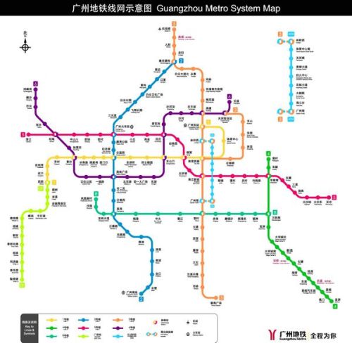 广州最新地铁图,广州地铁最新线路图