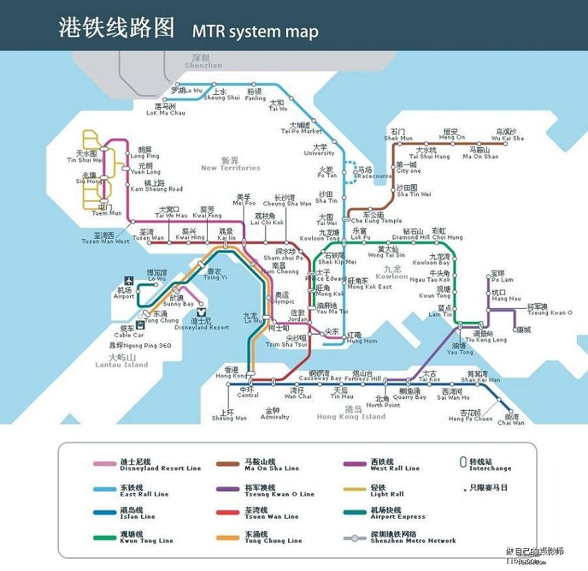 港铁最新线路图,港铁新路线图发布