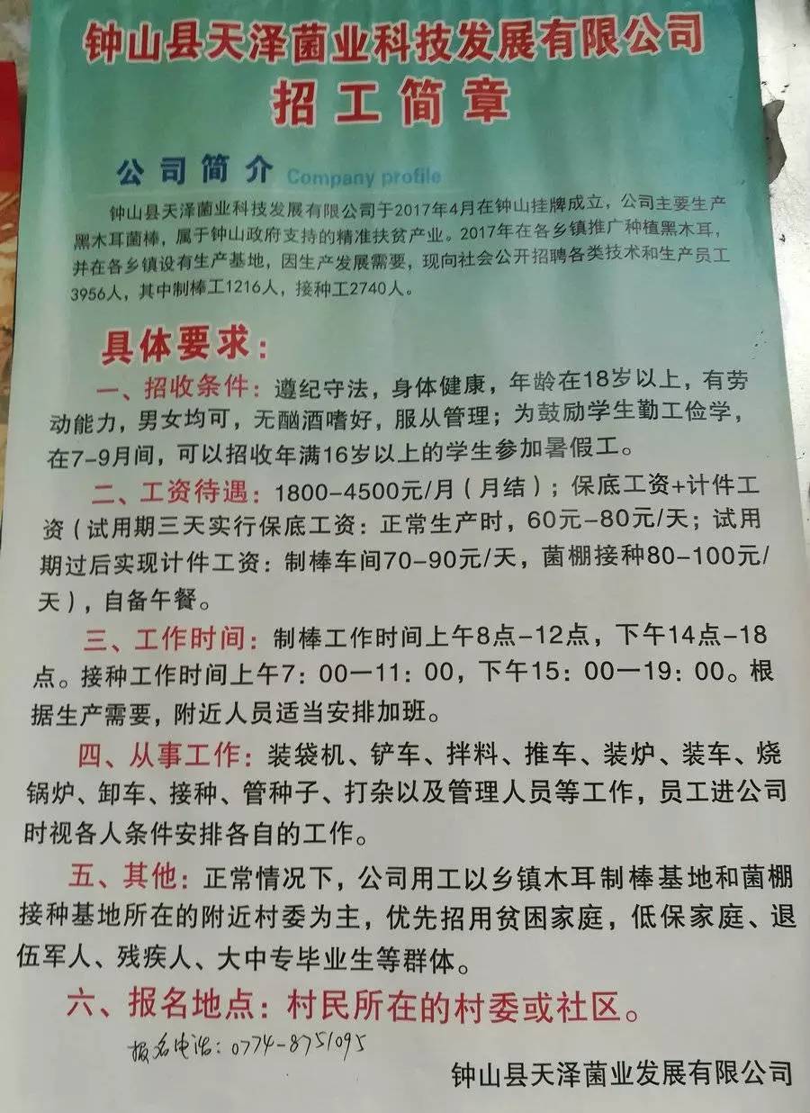 天富来最新招工,天富来诚邀人才加入